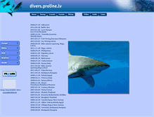 Tablet Screenshot of divers.proline.lv